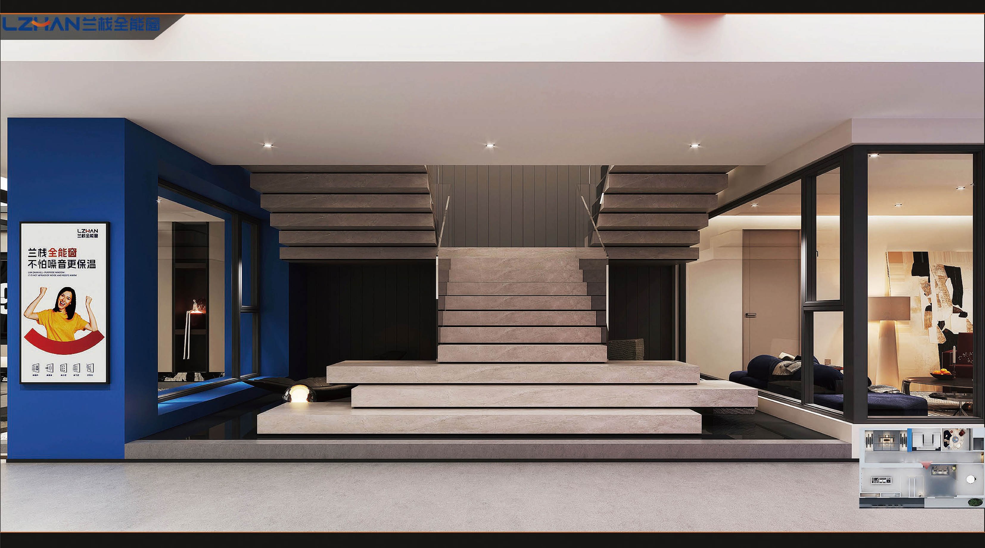 蘭棧門窗展廳展示