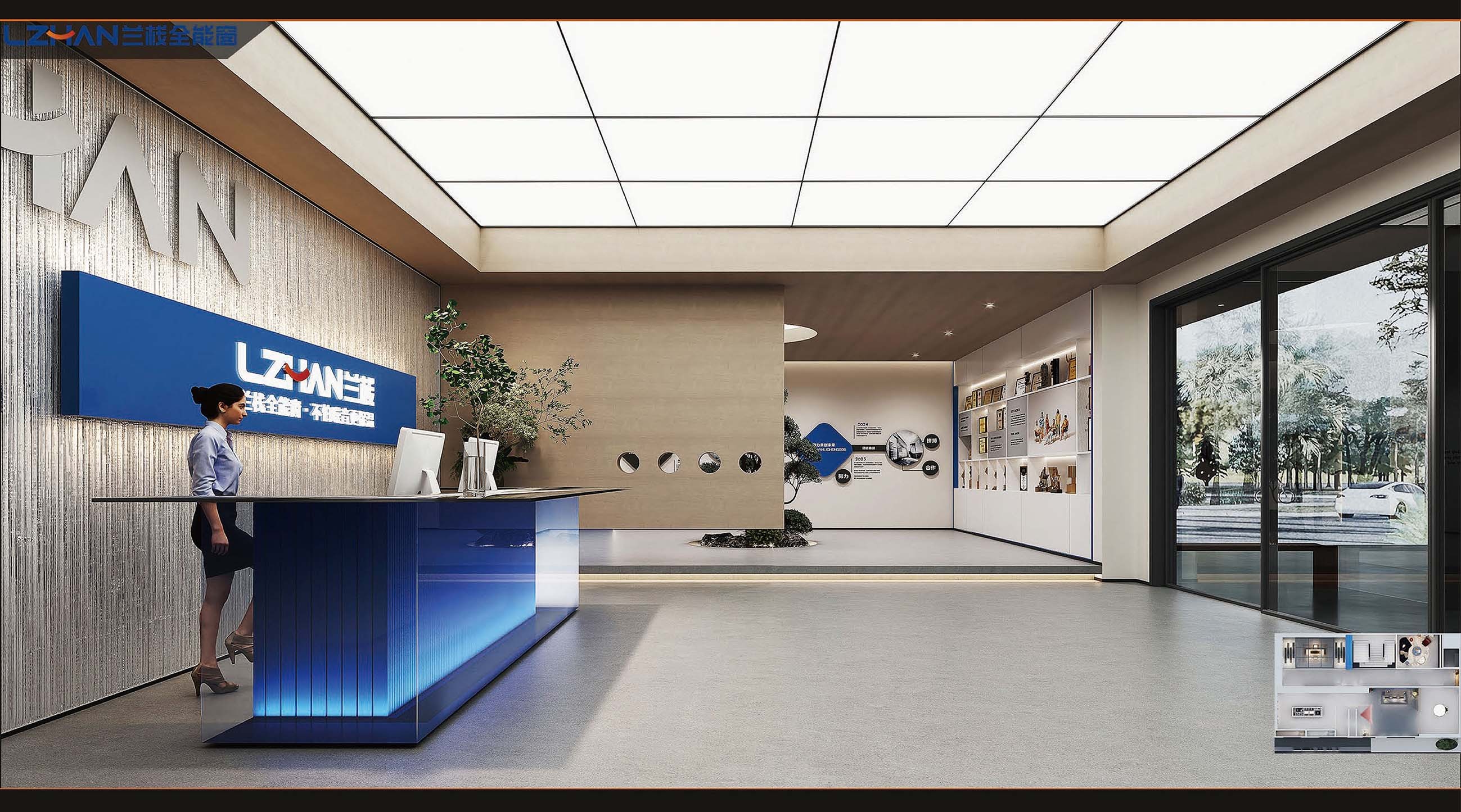 蘭棧門窗展廳展示